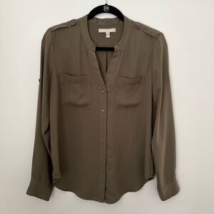 Banana Republic Khaki Women's Blouse